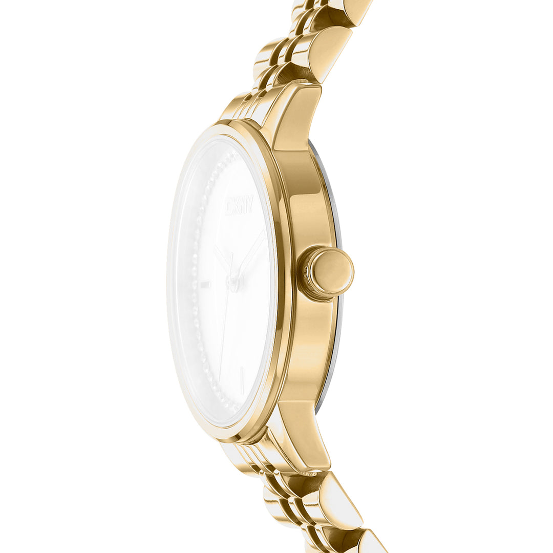 DKNY EVERYDAY Women's White MOP Dial Stainless Steel Watch