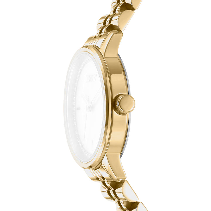 DKNY EVERYDAY Women's White MOP Dial Stainless Steel Watch