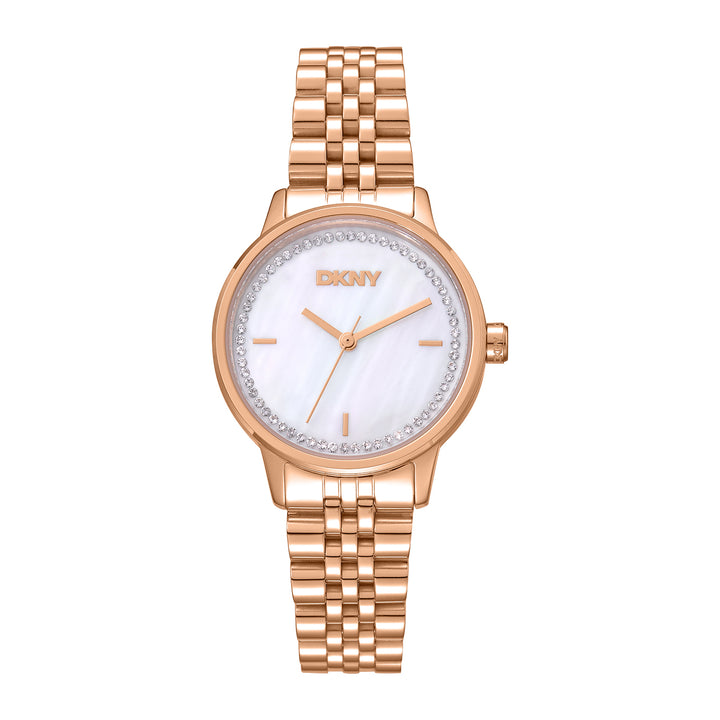 DKNY EVERYDAY Women's White MOP Dial Stainless Steel Watch