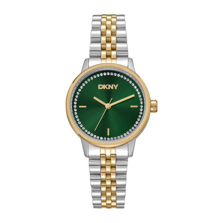 DKNY EVERYDAY Women's Dark Green Dial Stainless Steel Watch