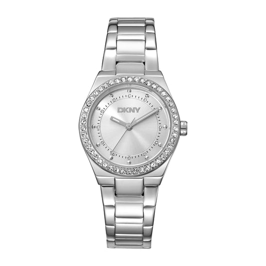 DKNY Evening Women's Silver Dial Stainless Steel Watch