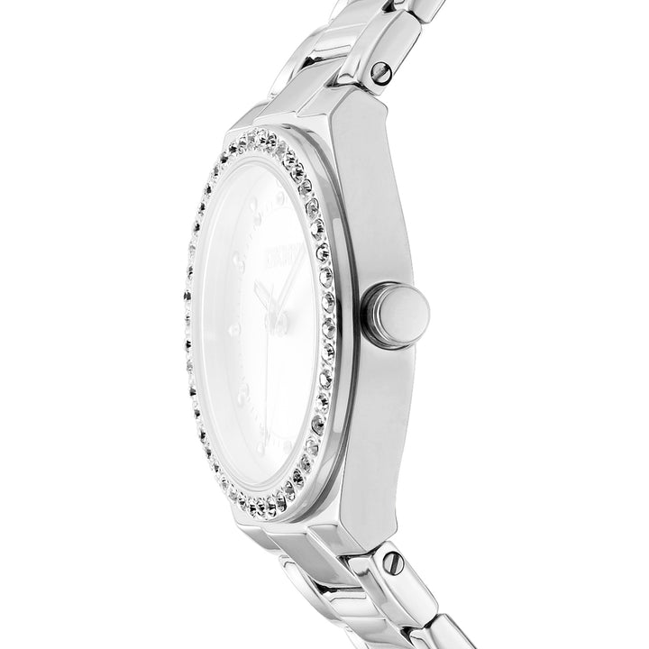 DKNY EVENING Women's Dark Blue Dial Stainless Steel Watch