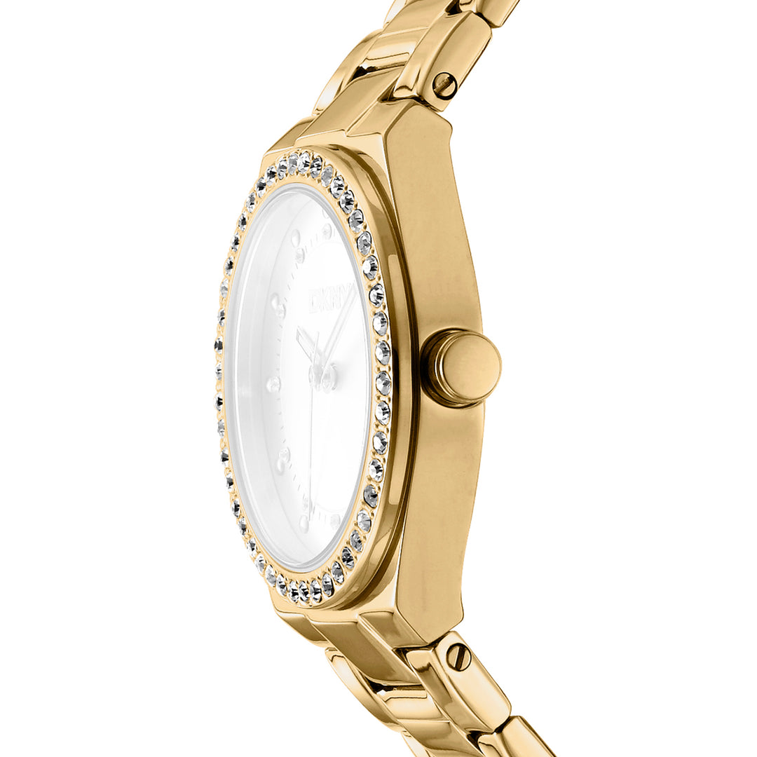 DKNY EVENING Women's Silver Dial Stainless Steel Watch