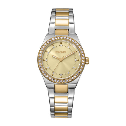 DKNY Evening Women's Champagne Dial Stainless Steel Watch