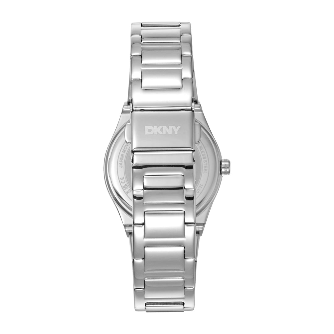 DKNY LOGO Women's Silver Dial Stainless Steel Watch