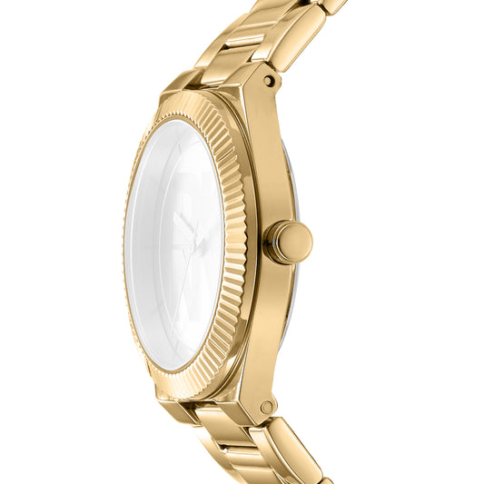 DKNY Logo Women's Silver Dial Stainless Steel Watch
