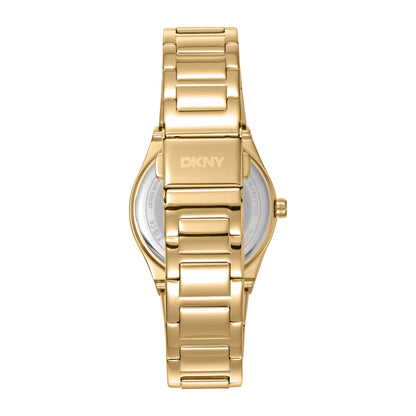 DKNY Logo Women's Silver Dial Stainless Steel Watch