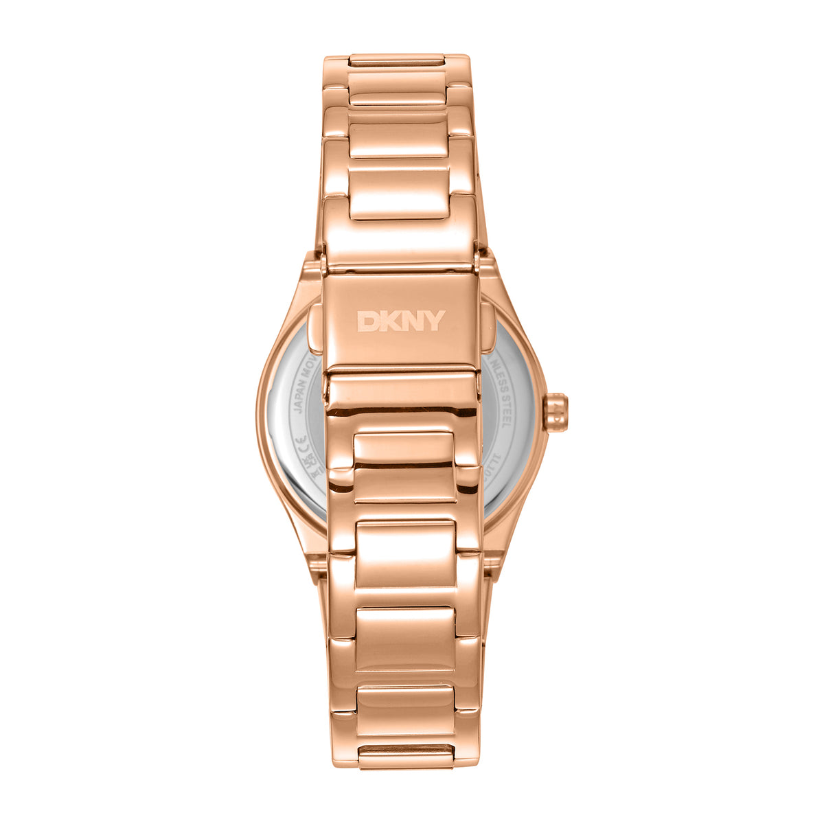 DKNY Logo Women's Silver Dial Stainless Steel Watch