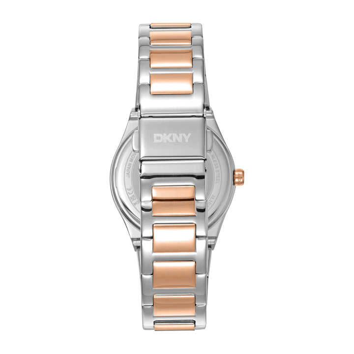 DKNY LOGO Women's Silver Dial Stainless Steel Watch