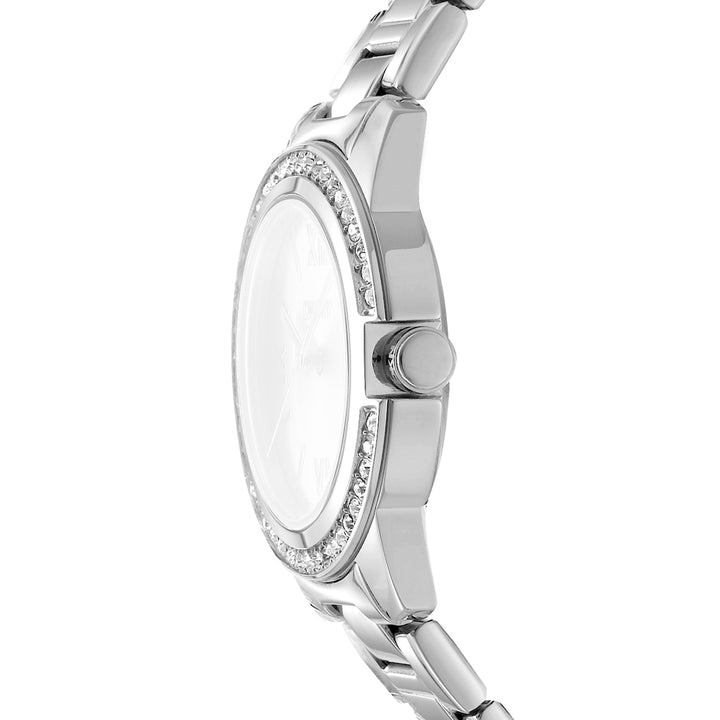 DKNY EVENING Women's Silver Dial Stainless Steel Watch