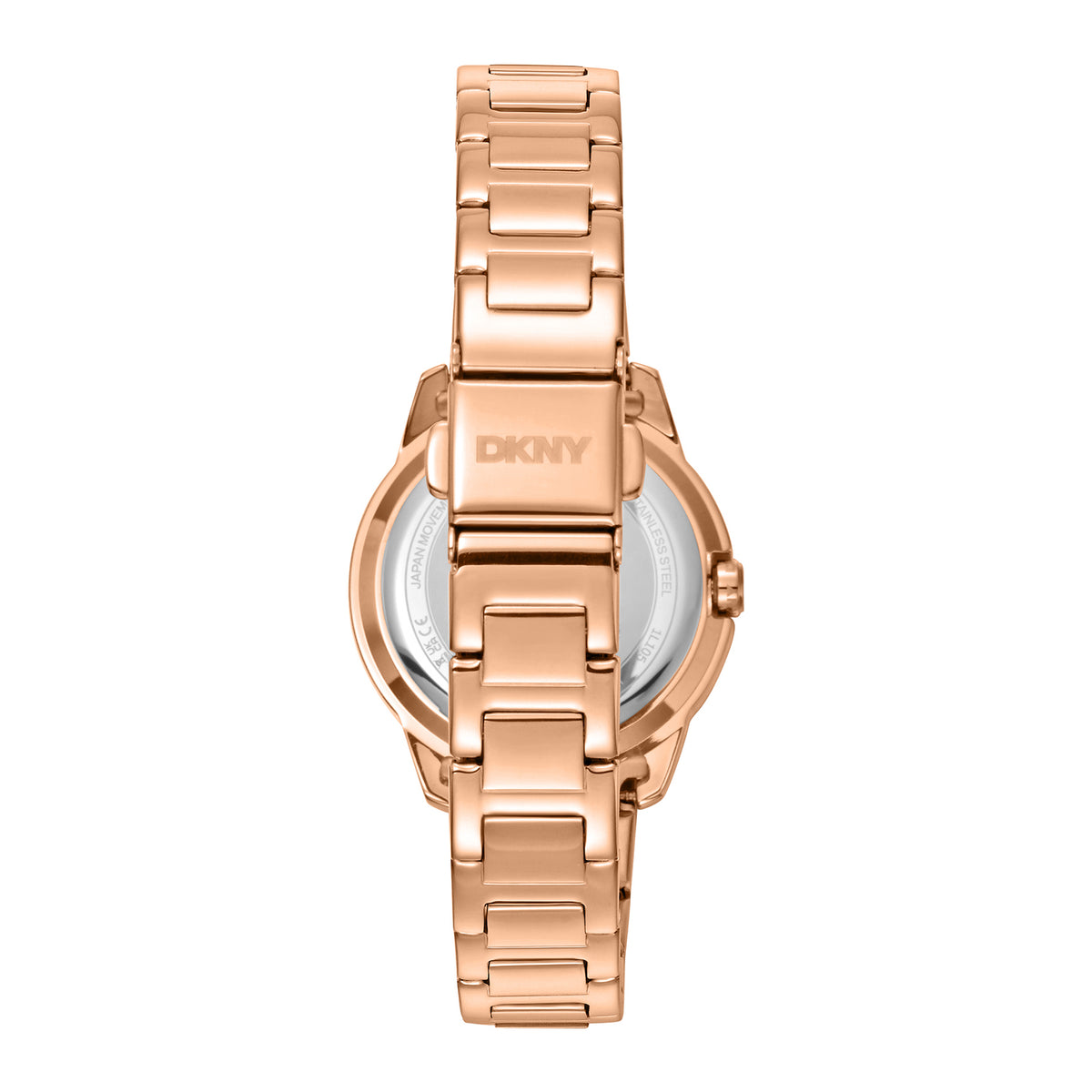 DKNY Evening Women's Rose Gold Dial Stainless Steel Watch