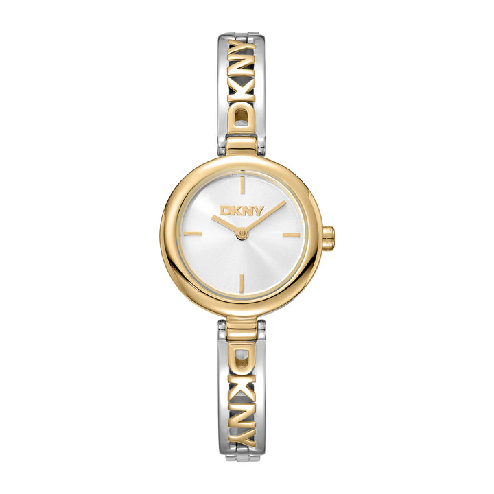 DKNY LOGO Women's Silver Dial Stainless Steel Watch