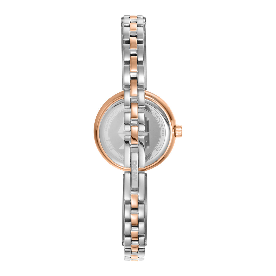 DKNY LOGO Women's Silver Dial Stainless Steel Watch
