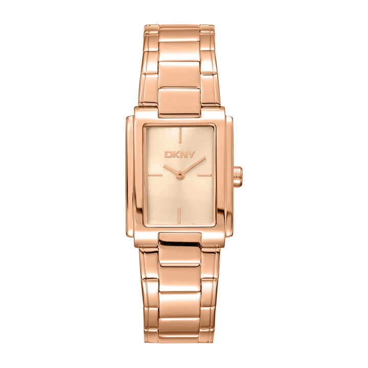 DKNY EVERYDAY Women's Rose Gold Dial Stainless Steel Watch