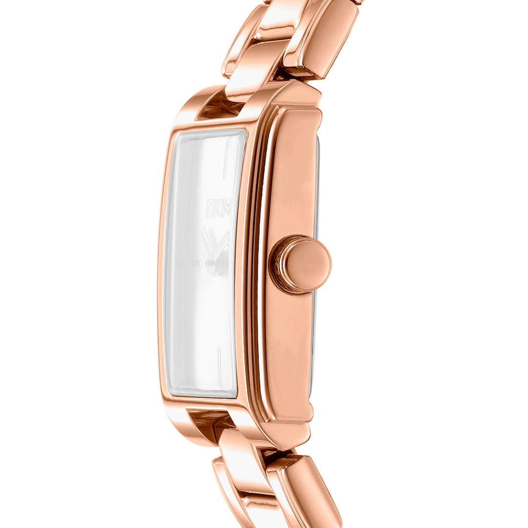 DKNY EVERYDAY Women's Rose Gold Dial Stainless Steel Watch