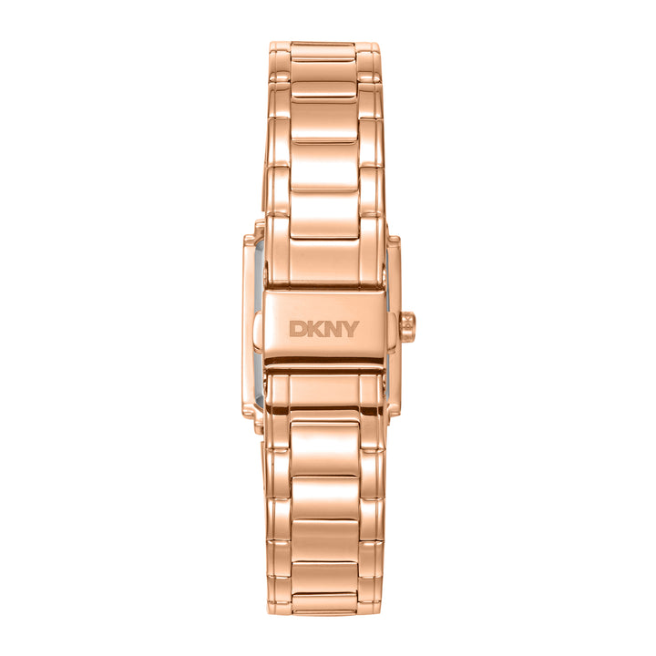 DKNY EVERYDAY Women's Rose Gold Dial Stainless Steel Watch