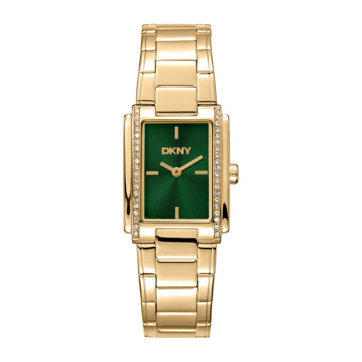 DKNY EVENING Women's Dark Green Dial Stainless Steel Watch