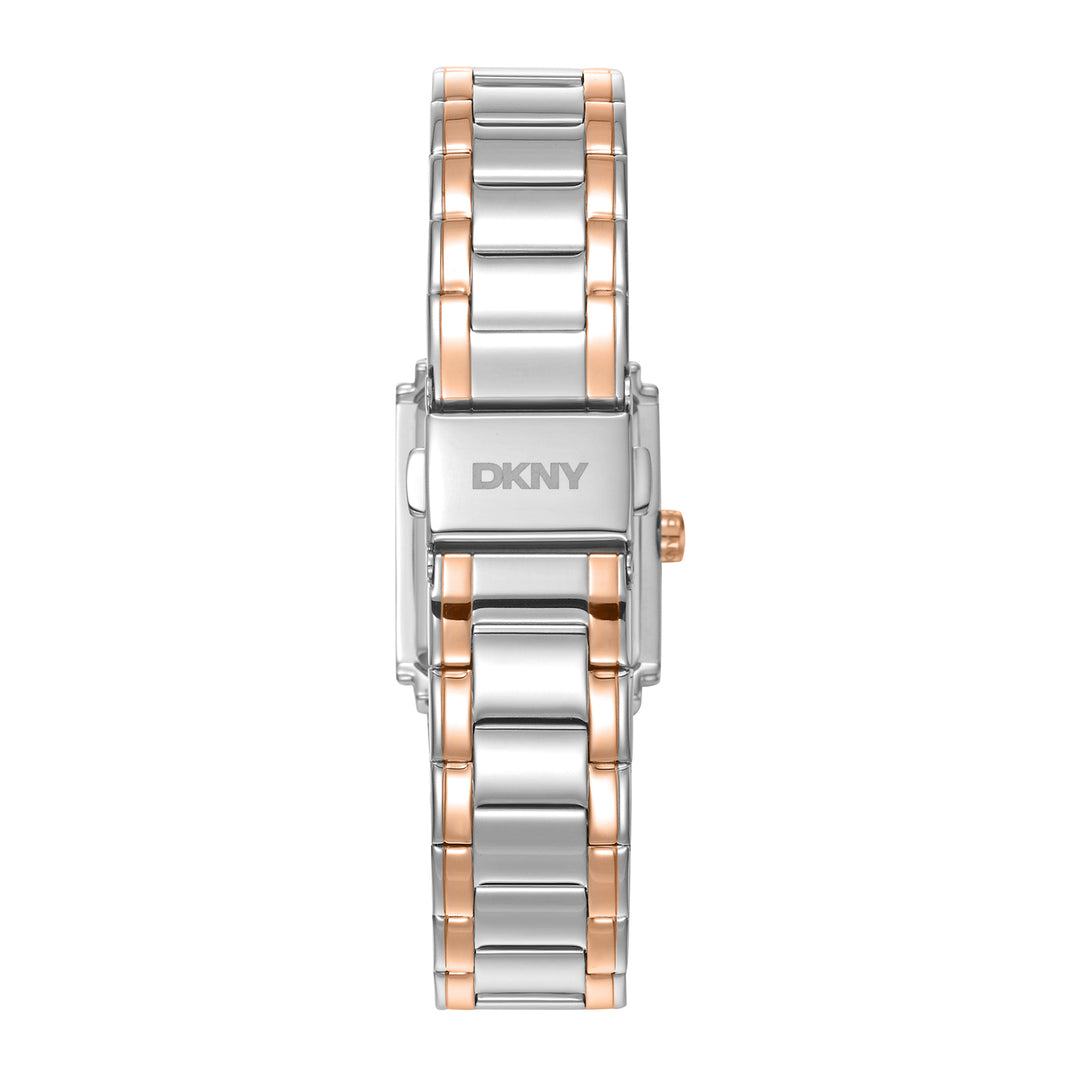 DKNY EVENING Women's White MOP Dial Stainless Steel Watch