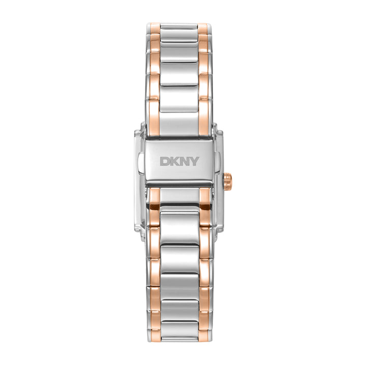 DKNY EVENING Women's White MOP Dial Stainless Steel Watch