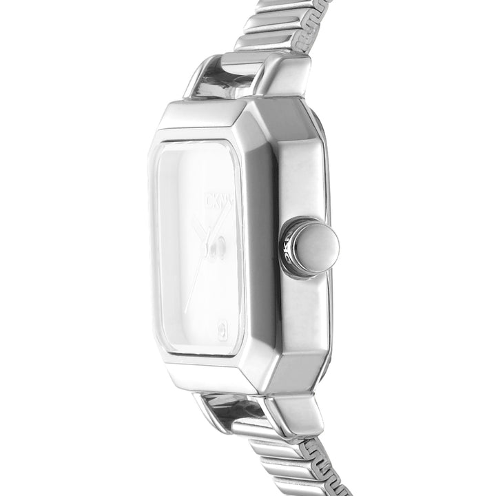 DKNY EVERYDAY Women's Silver Dial Stainless Steel Watch