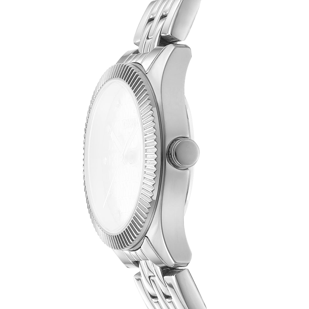 DKNY LOGO Women's Silver Dial Stainless Steel Watch
