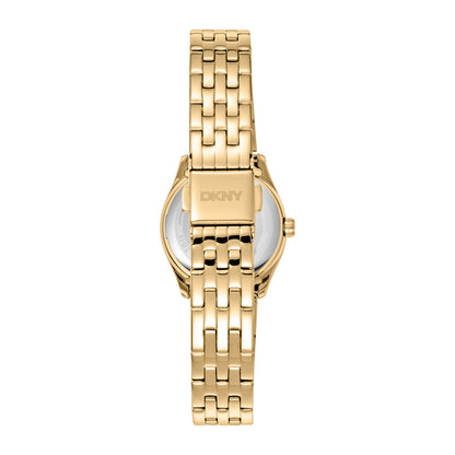DKNY Logo Women's Silver Dial Stainless Steel Watch