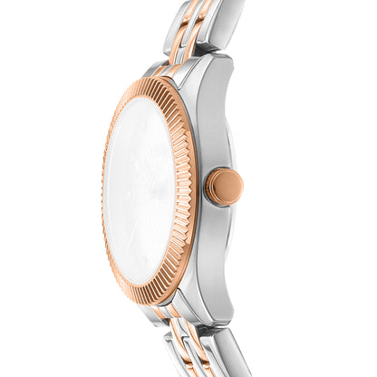 DKNY Logo Women's Silver Dial Stainless Steel Watch