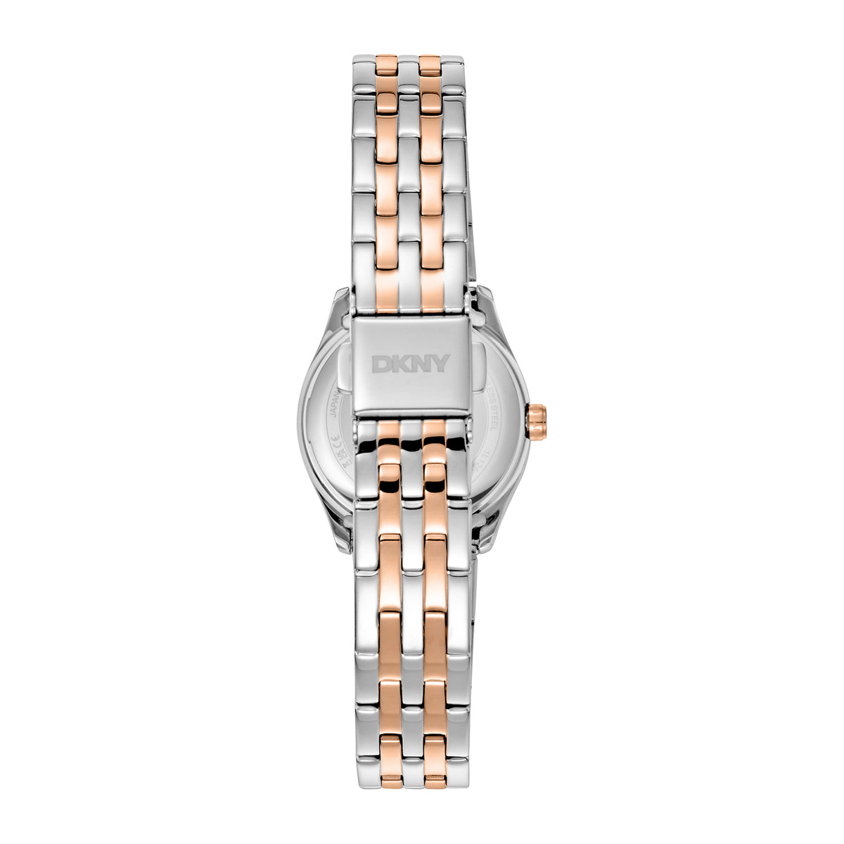 DKNY Logo Women's Silver Dial Stainless Steel Watch