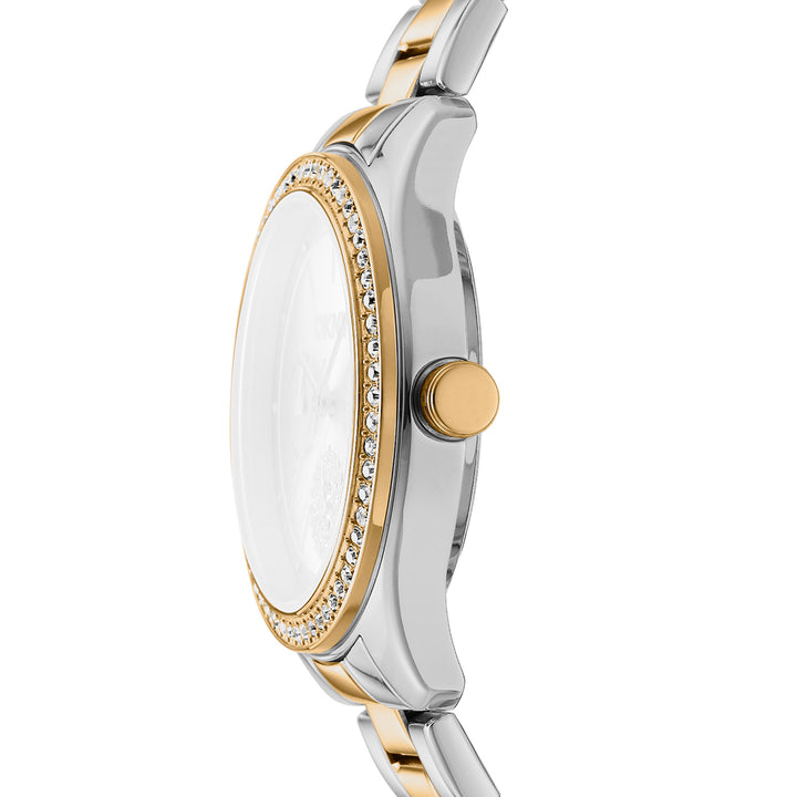 DKNY EVENING Women's Silver Dial Stainless Steel Watch