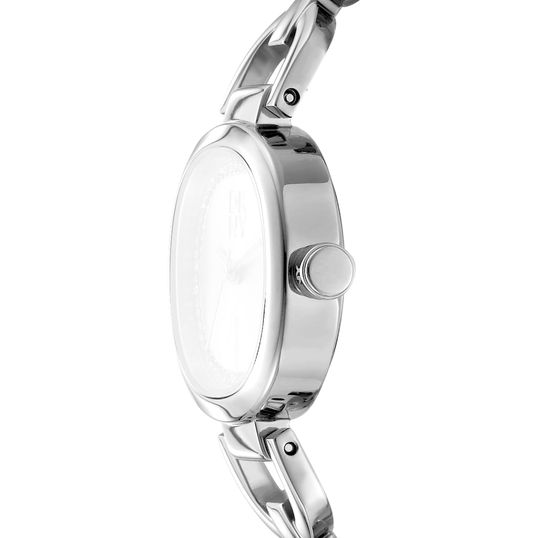 DKNY EVERYDAY Women's Silver Dial Stainless Steel Watch