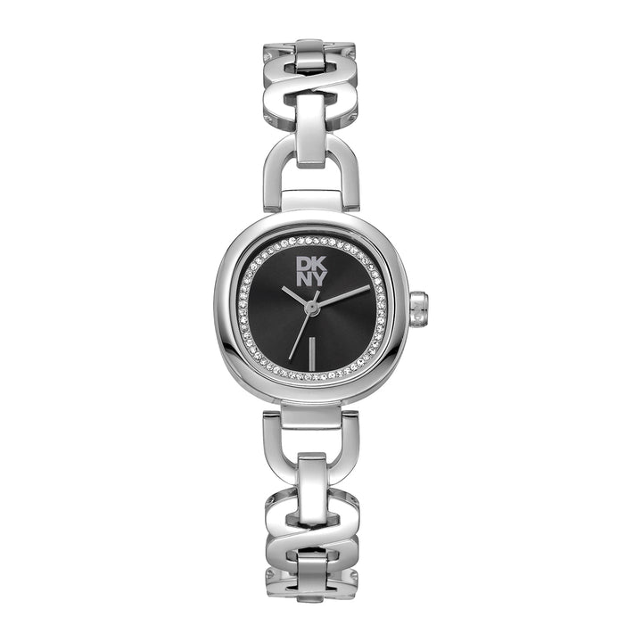 DKNY EVERYDAY Women's Black Dial Stainless Steel Watch