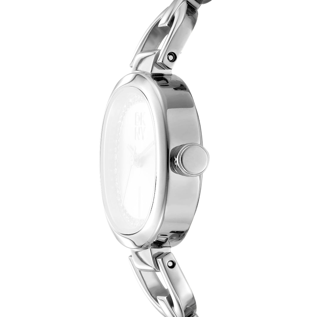 DKNY EVERYDAY Women's Black Dial Stainless Steel Watch