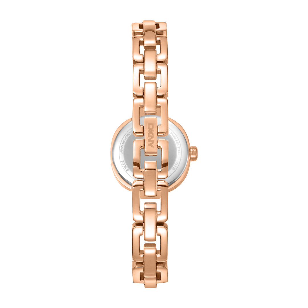 DKNY EVERYDAY Women's Rose Gold Dial Stainless Steel Watch