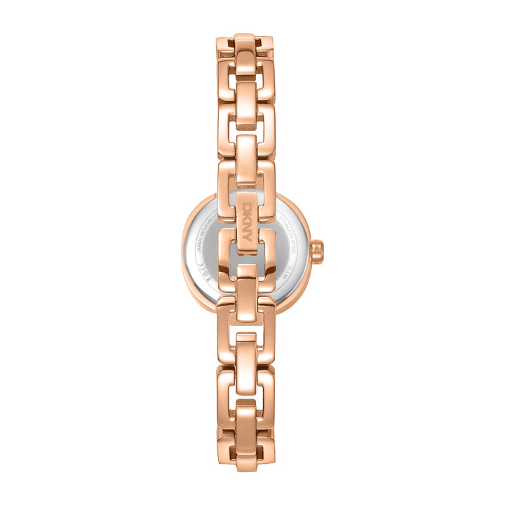 DKNY EVERYDAY Women's Rose Gold Dial Stainless Steel Watch