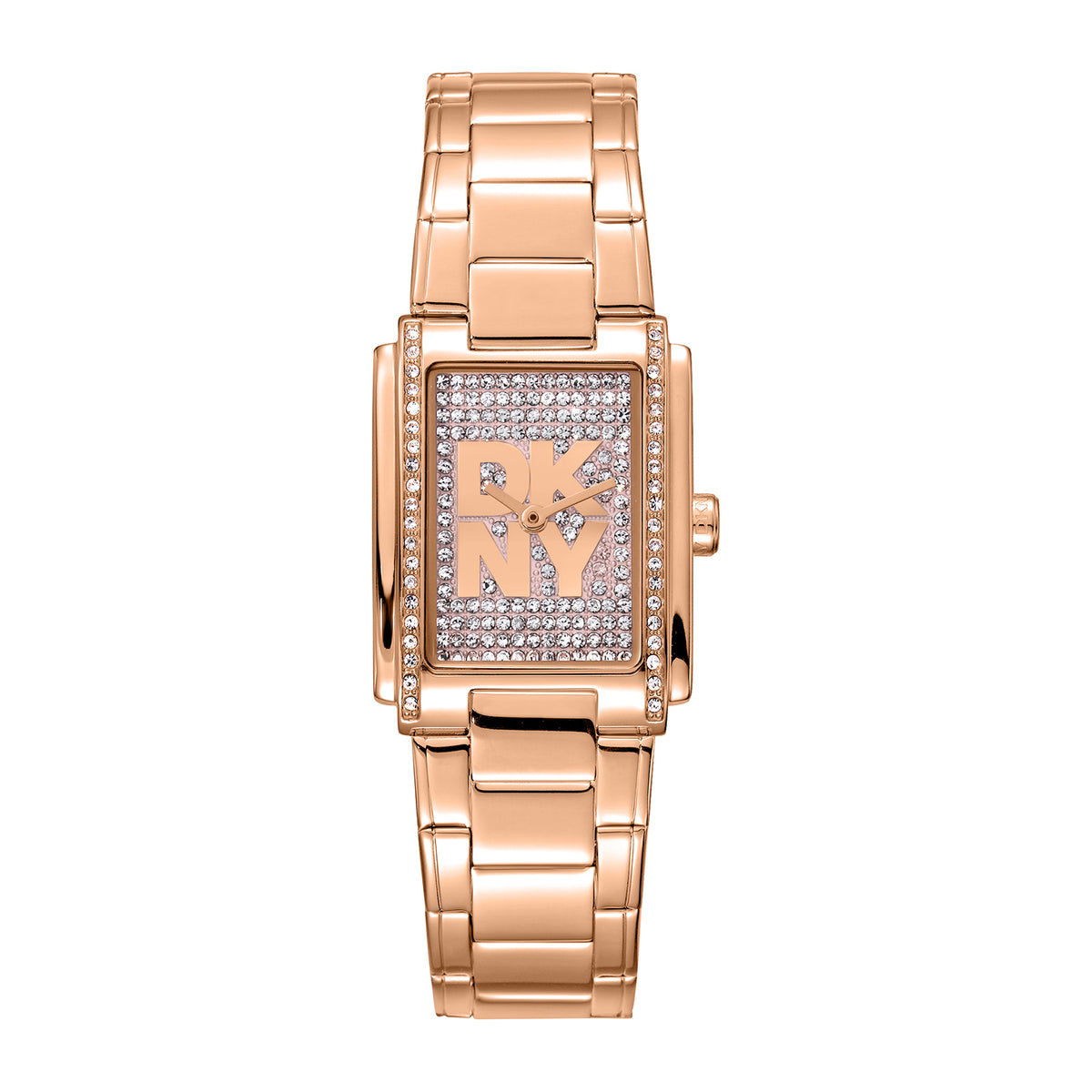 DKNY Logo Women's Silver Dial Stainless Steel Watch