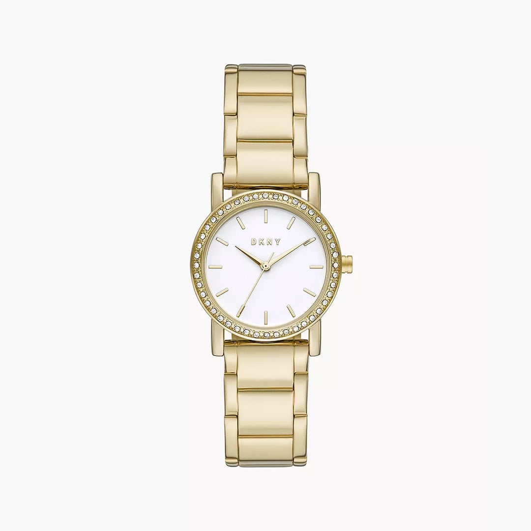 Dkny Soho Midi Women's Gold Stainless Steel Watch