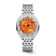 Doxa Men's Silver Tone Case Orange Dial Automatic Watch