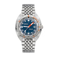 Doxa Men's Silver Tone Case Blue Dial Automatic Watch