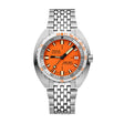 Doxa Men's Silver Tone Case Orange Dial Automatic Watch