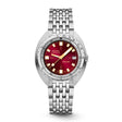 Doxa Men's Silver Tone Case Red Dial Automatic Watch