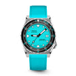 Doxa Men's Silver Tone Case Aqua Dial Automatic Watch