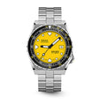 Doxa Men's Silver Tone Case Yellow Dial Automatic Watch