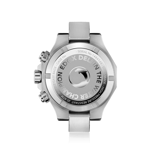Edox Men's Delfin The Original Chronograph Quartz Watch - 10112-3NM-NIN