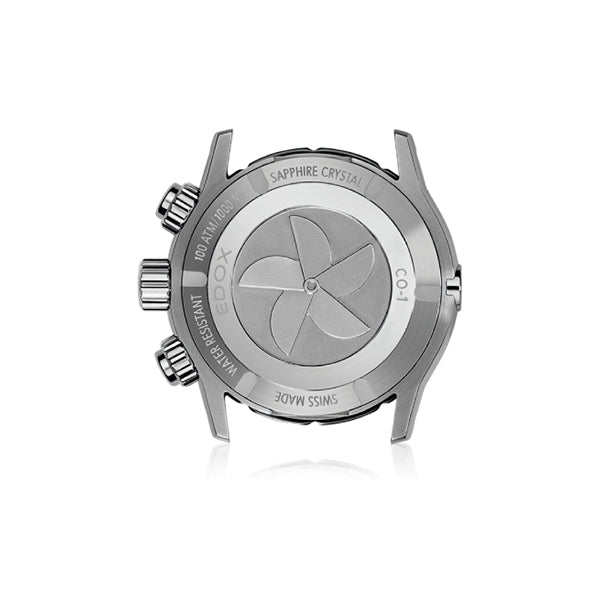 Edox Men's CO-1 Chronograph Quartz Watch - 10242-TINB-BUICDNO