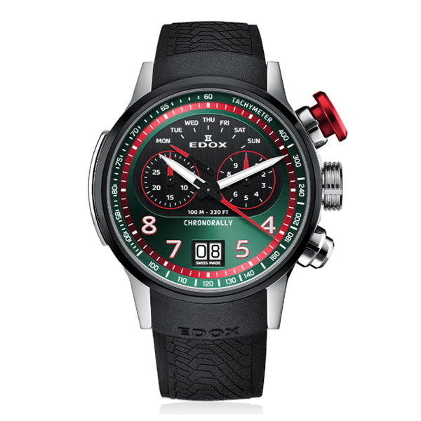Edox Men's Chronorally Chronograph 48 Watch