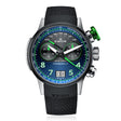 Edox Men's Chronorally Chronograph 45 Watch