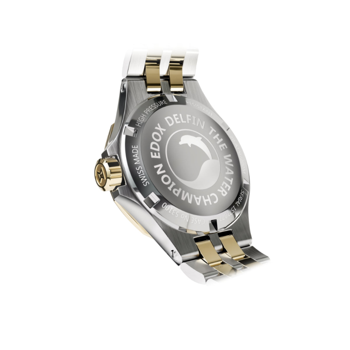 Edox Women's Delfin Lady Quartz Watch With MOP Dial And Diamond Markers