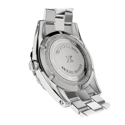 Edox Men's Grand Ocean Quartz Watch with Silver Dial
