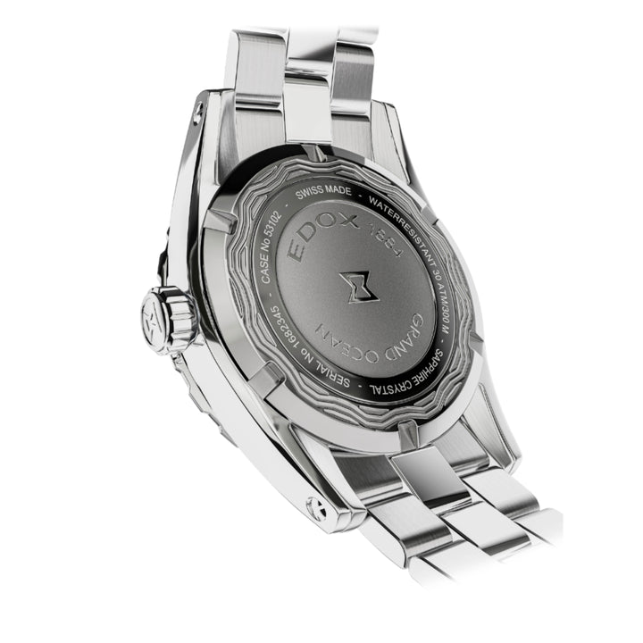 EDOX Women's Grand Ocean Quartz Watch with Silver Dial