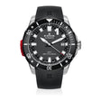 Edox Men's CO-1 Automatic Gents Watch with Black Dial and Rubber Strap